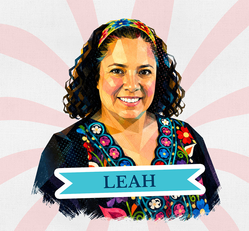 Illustrative image of Leah