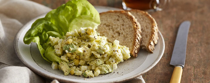 Soft and Creamy Avocado Egg Salad Recipe