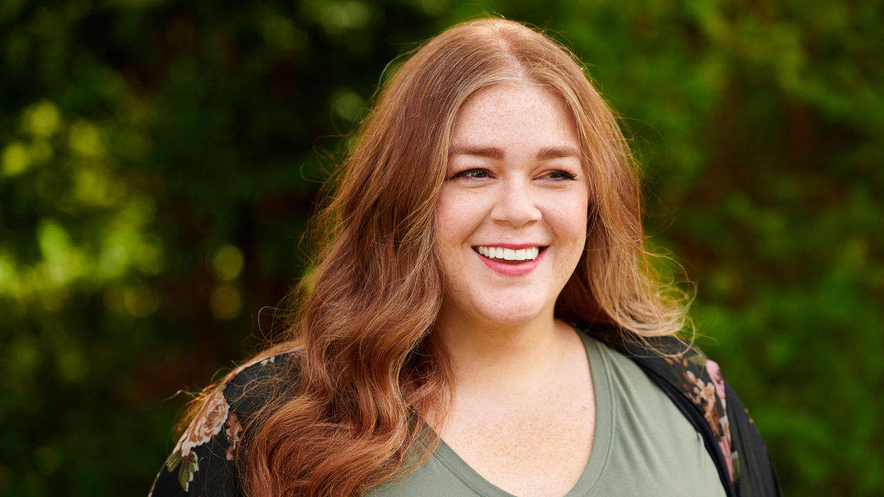 Alicia smiling