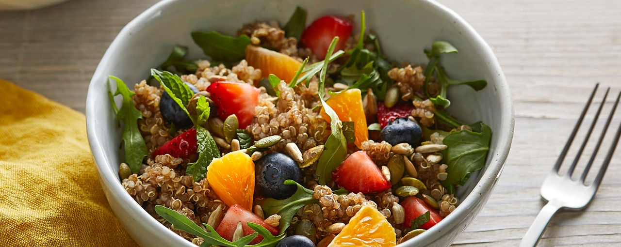 Healthy quinoa bowl