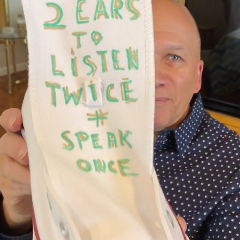 Greg’s shoe art