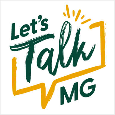 Let's Talk MG logo