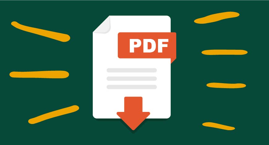 PDF downloading icon