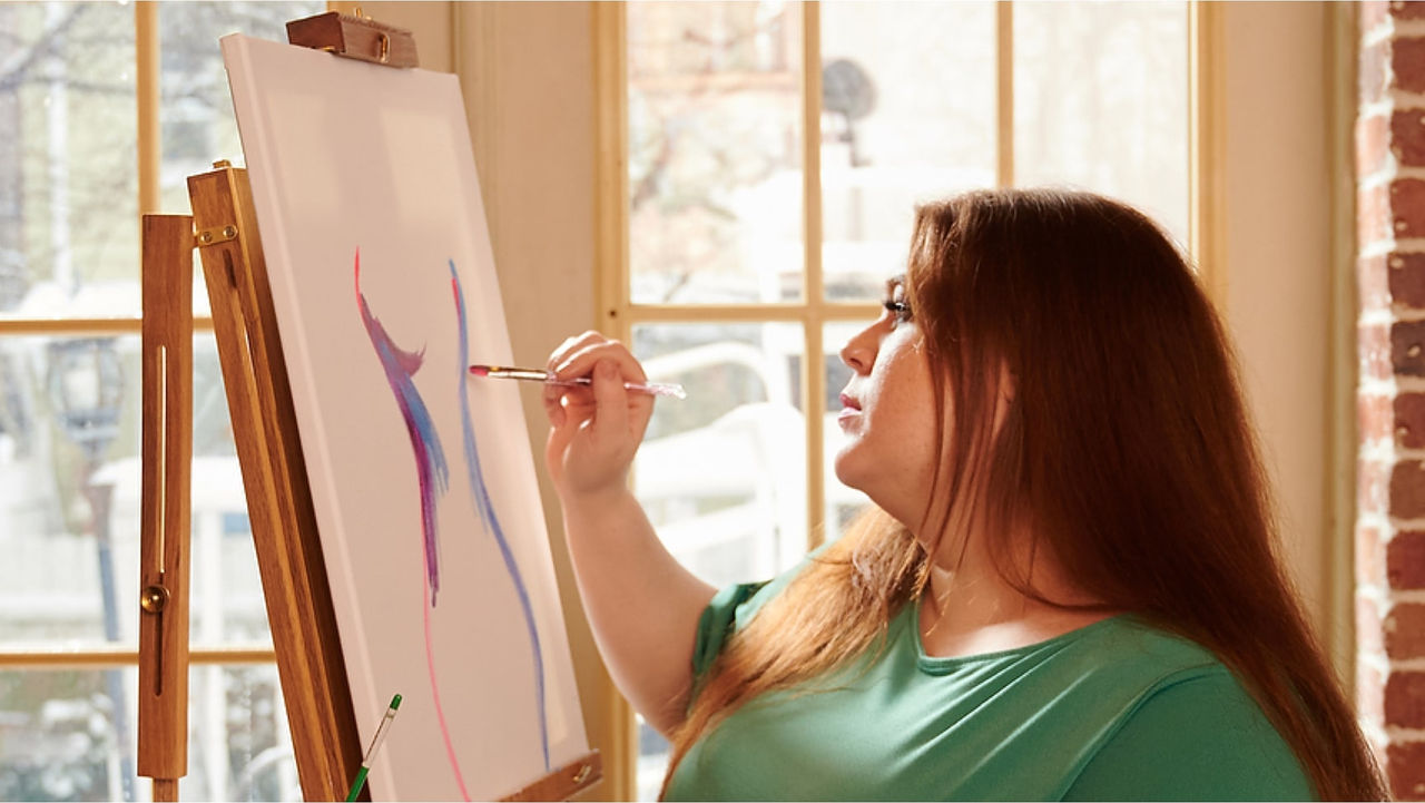 Alicia painting
