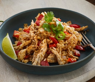 Bowl of fajitas